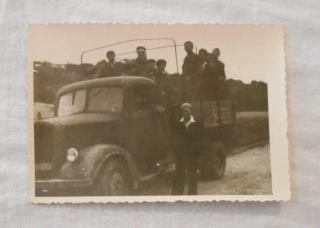 Dobová fotografie Praga RN - soukromá Československo - černobílá